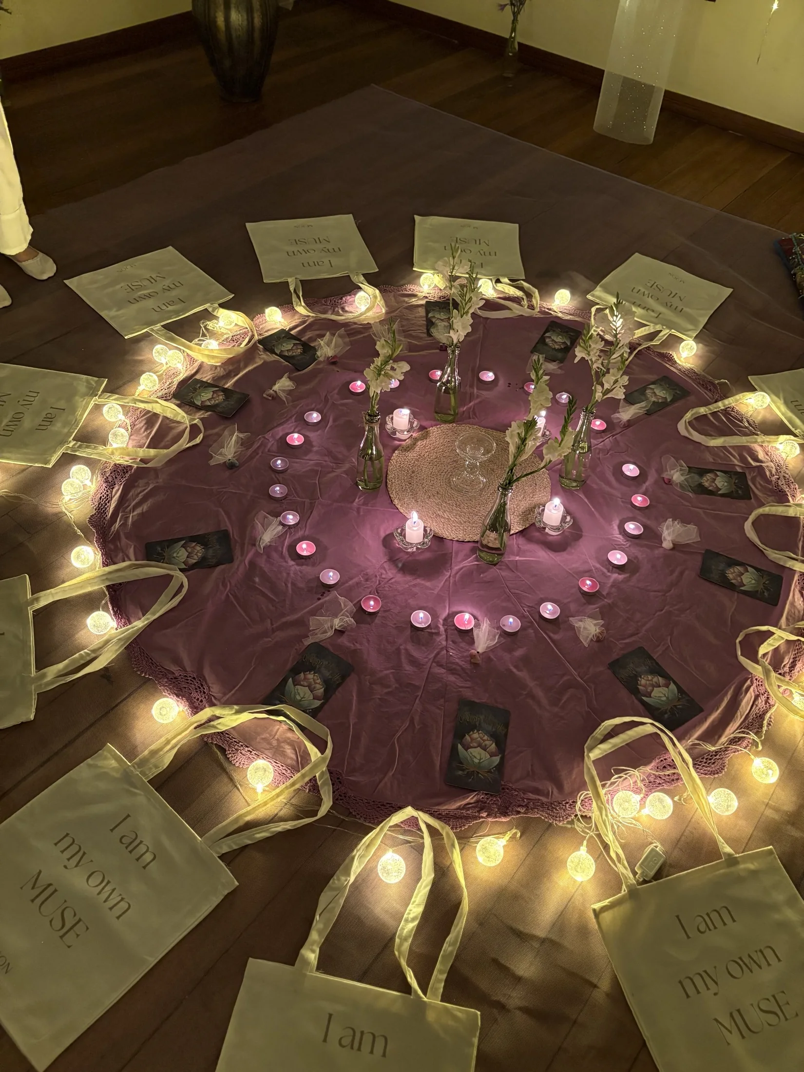 Detalle ritual de Moon Wellness Lab